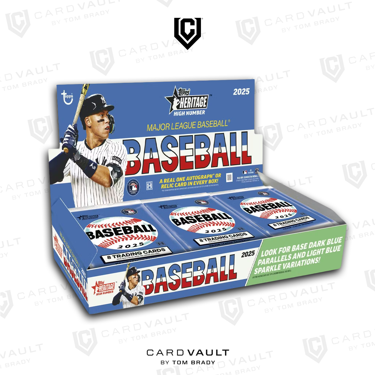 tom brady holographic card 2025 Topps Heritage High Number Baseball Hobby Box – CardVault by Tom Brady