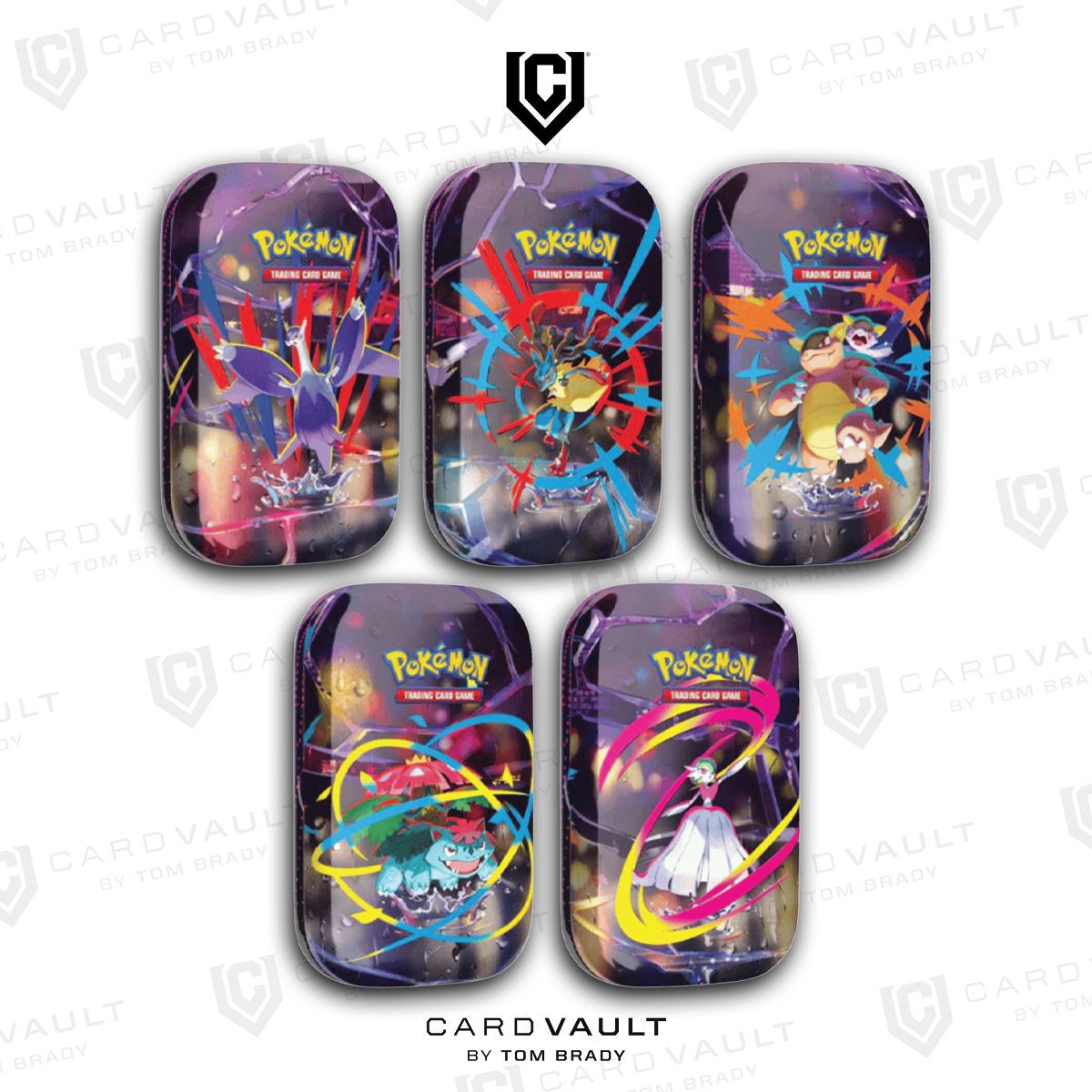 pokemon cards tin Pokemon: Mega Evolution Mega Heroes Mini Tin – CardVault by Tom Brady