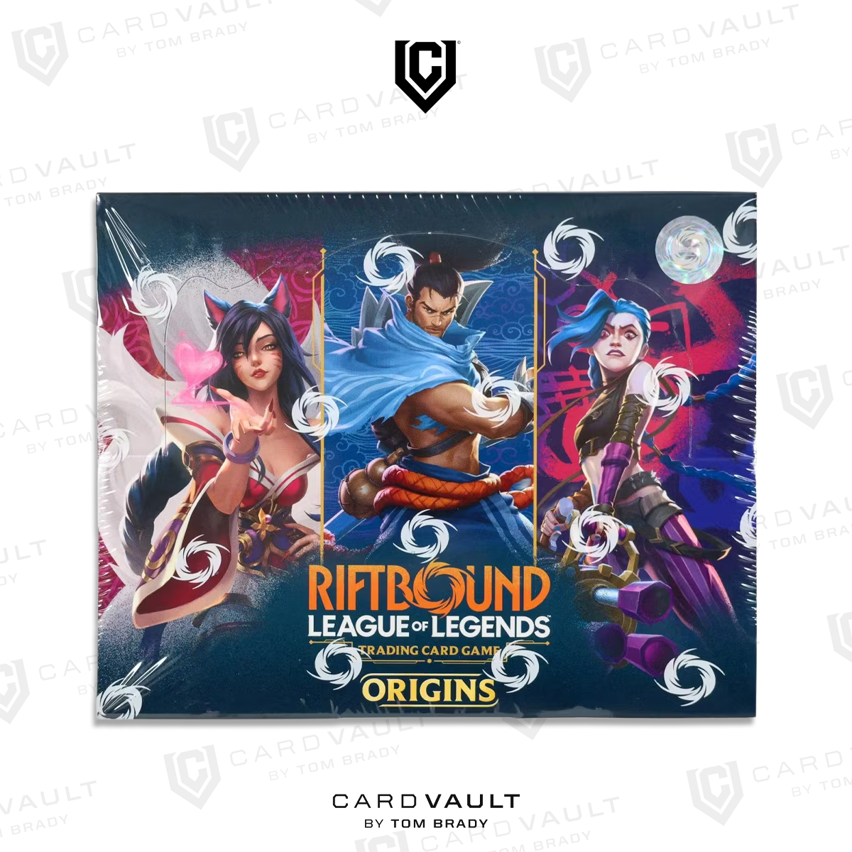 Riftbound TCG: League of Legends: Set 1: Origins Booster Box CardVault by Tom Brady Riftbound TCG: League of Legends: Set 1: Origins Booster Box CardVault by Tom Brady