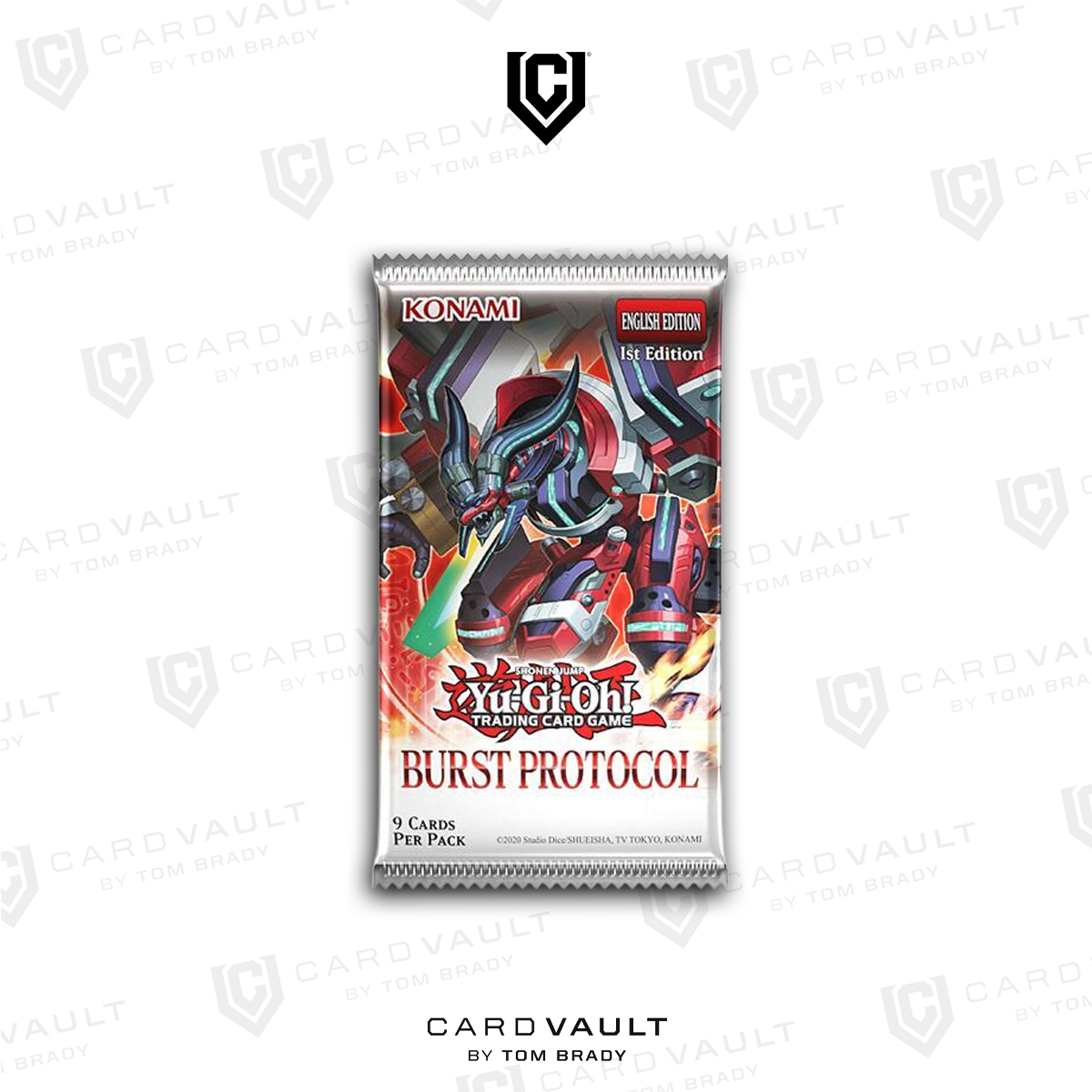Yu-Gi-Oh! Burst Protocol Core Booster Pack CardVault by Tom Brady Yu-Gi-Oh! Burst Protocol Core Booster Pack CardVault by Tom Brady