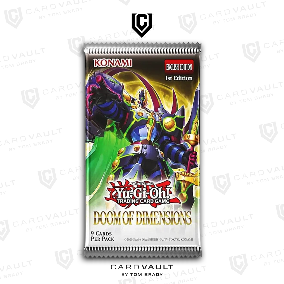 Yu-Gi-Oh! Doom of Dimensions Booster Pack CardVault by Tom Brady Yu-Gi-Oh! Doom of Dimensions Booster Pack CardVault by Tom Brady