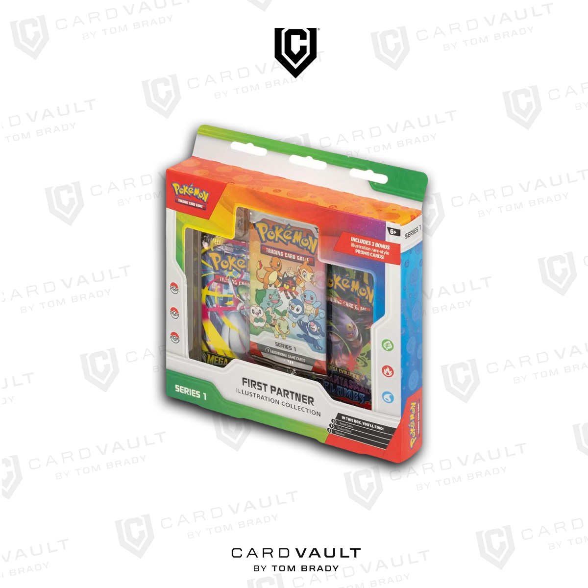 Pokmon First Partner Illustration Collection Series 1 CardVault by Tom Brady Pokmon First Partner Illustration Collection Series 1 CardVault by Tom Brady