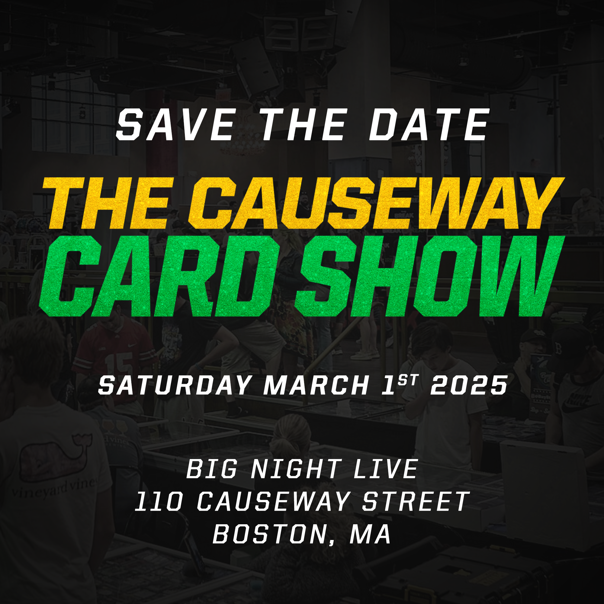 CAUSEWAY CARD SHOW TCG ZONE TABLE - MAY 10th 2025