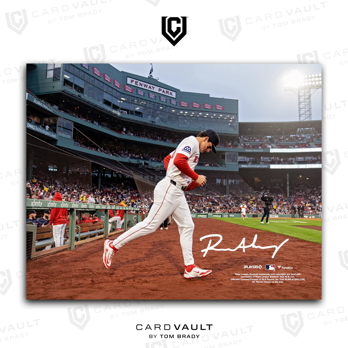 Roman Anthony Autographed Fanatics Authentic 8x10 MLB Framed Debut Photograph