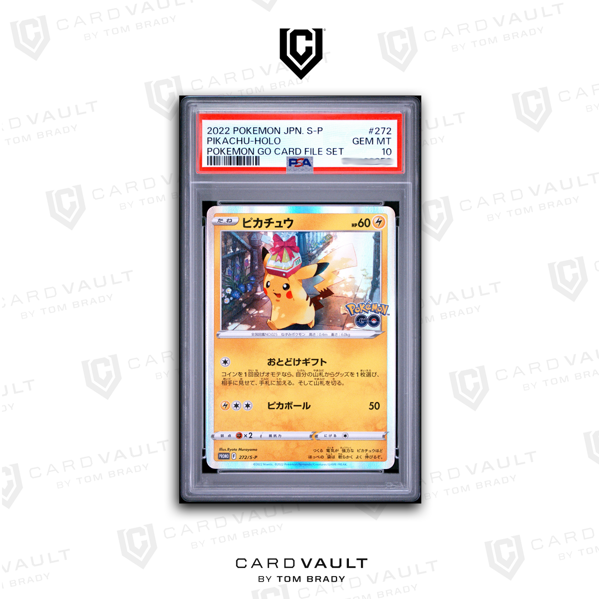 2022 POKÉMON JAPANESE PROMO 272 PIKACHU POKEMON GO PSA 10