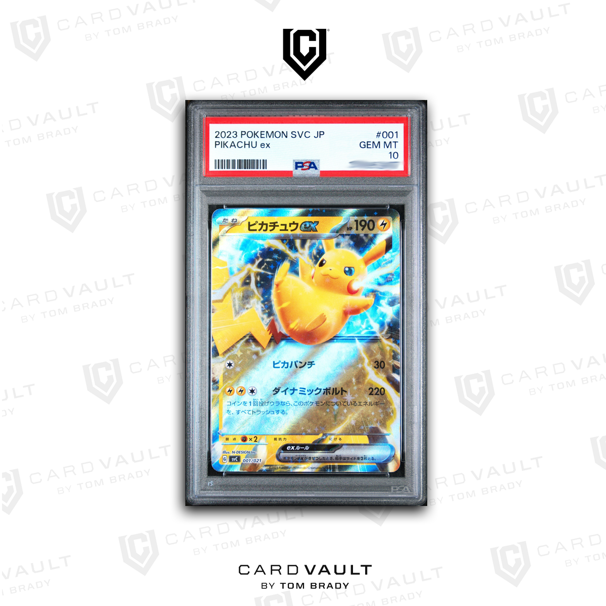 2023 POKÉMON JAPANESE STARTER SET SVC PIKACHU & PAWMOT 001 PSA 10