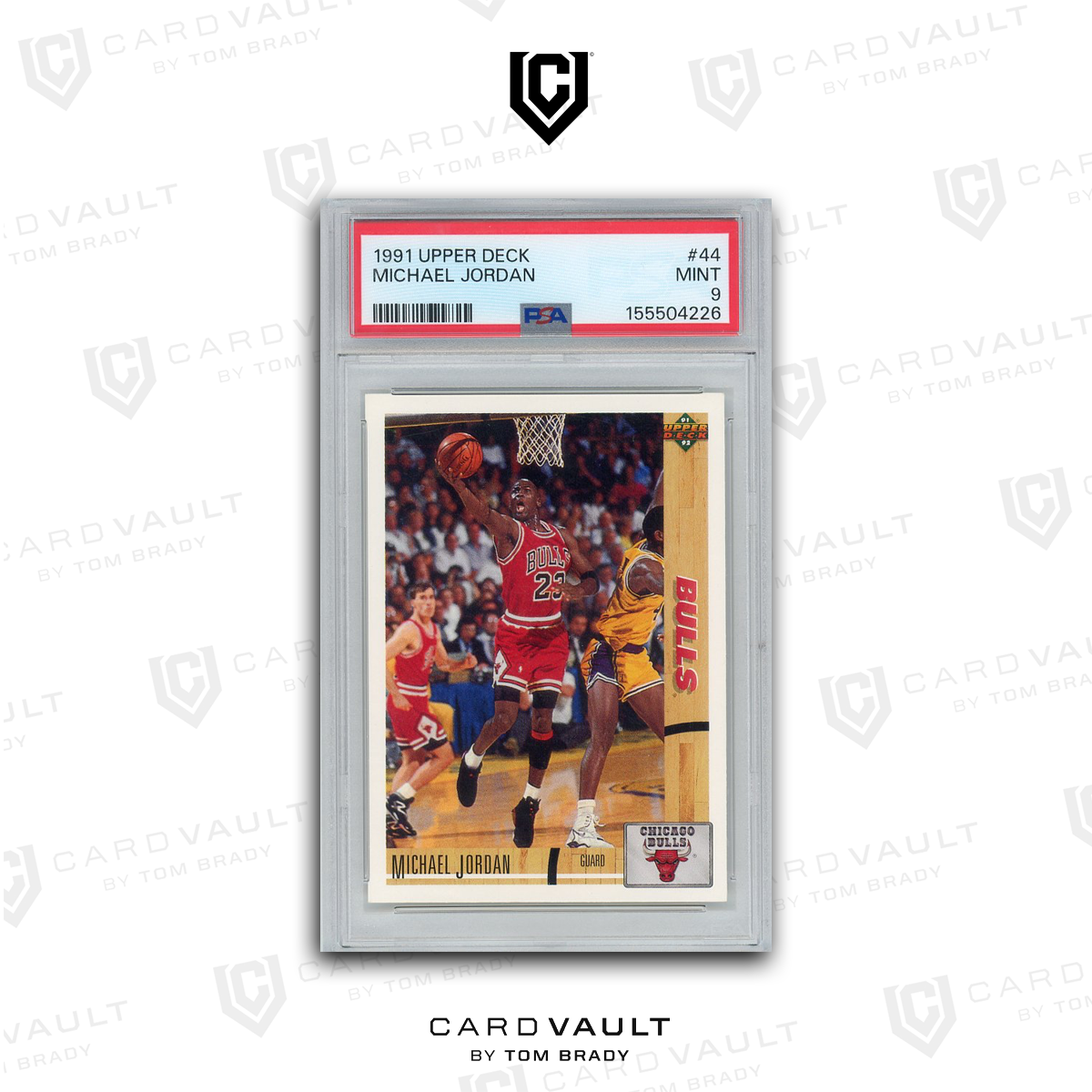 1991 UPPER DECK 44 MICHAEL JORDAN PSA 9 2 8-17