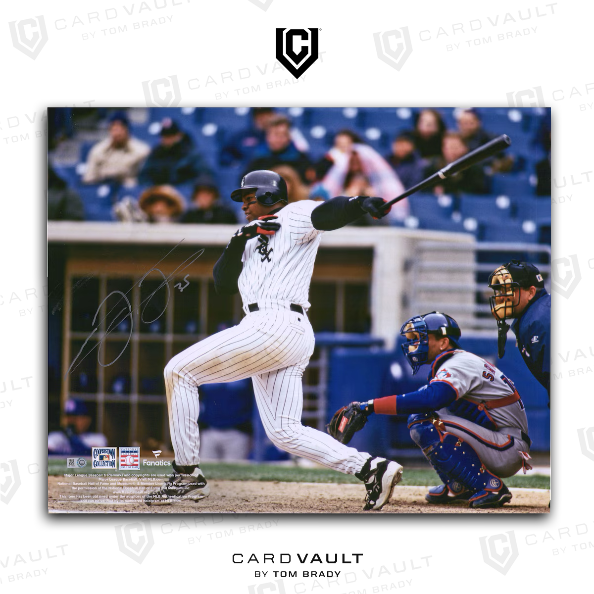 Frank Thomas Chicago White Sox Fanatics Authentic Autographed 16x20 Hitting Photograph