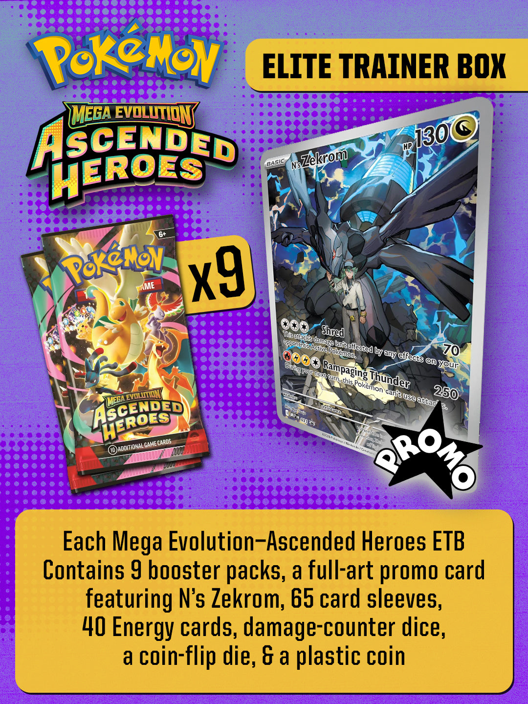 Pokmon: Ascended Heroes ETB CardVault by Tom Brady Pokmon: Ascended Heroes ETB CardVault by Tom Brady