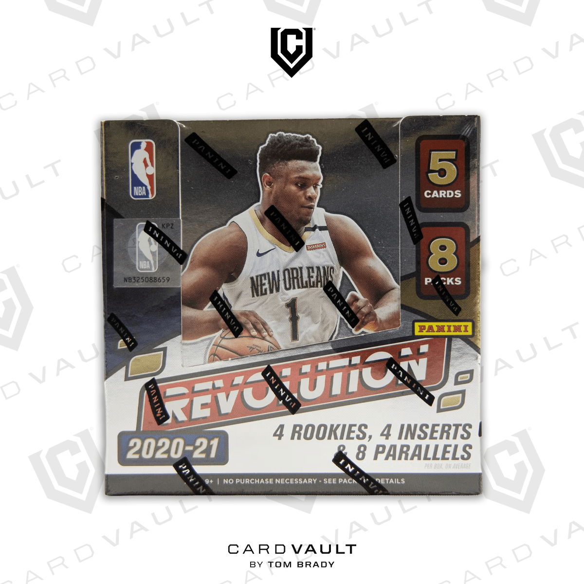 2020 - 21 Panini Revolution Basketball Hobby Pack - CardVault by Tom Brady