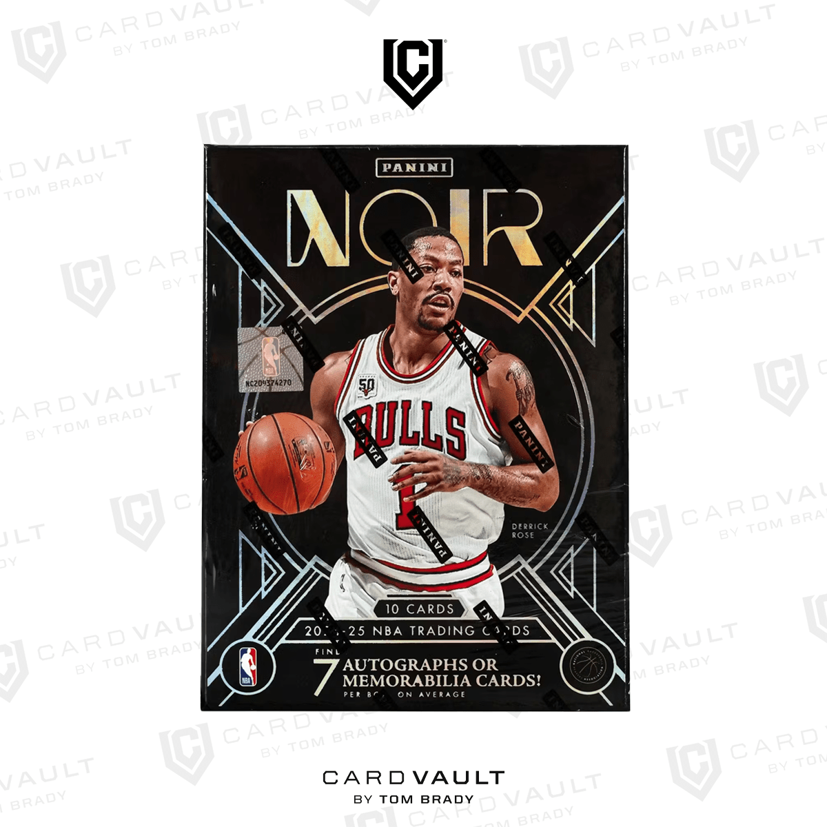 2024 - 25 Panini Noir Basketball Hobby Box - CardVault by Tom Brady