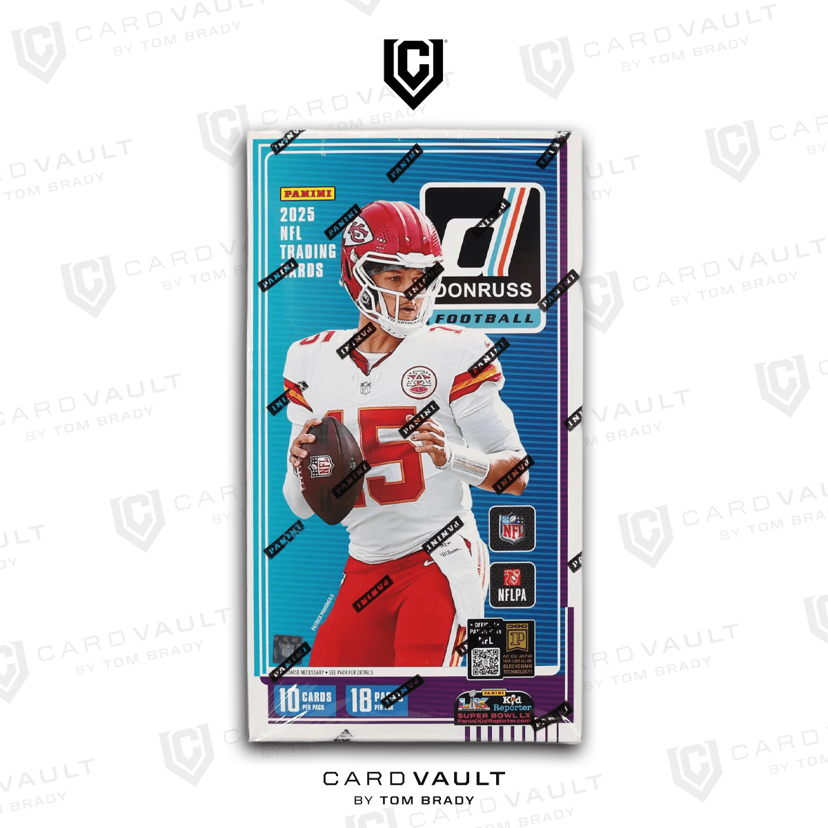 2025 Panini Donruss Football Hobby Box - CardVault by Tom Brady