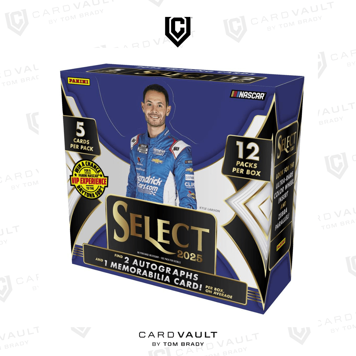 2025 Panini Select Racing Hobby Box - CardVault by Tom Brady