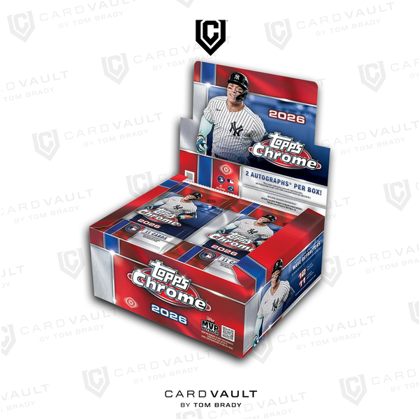 2026 Topps Chrome Baseball Jumbo Box – CardVault by Tom Brady