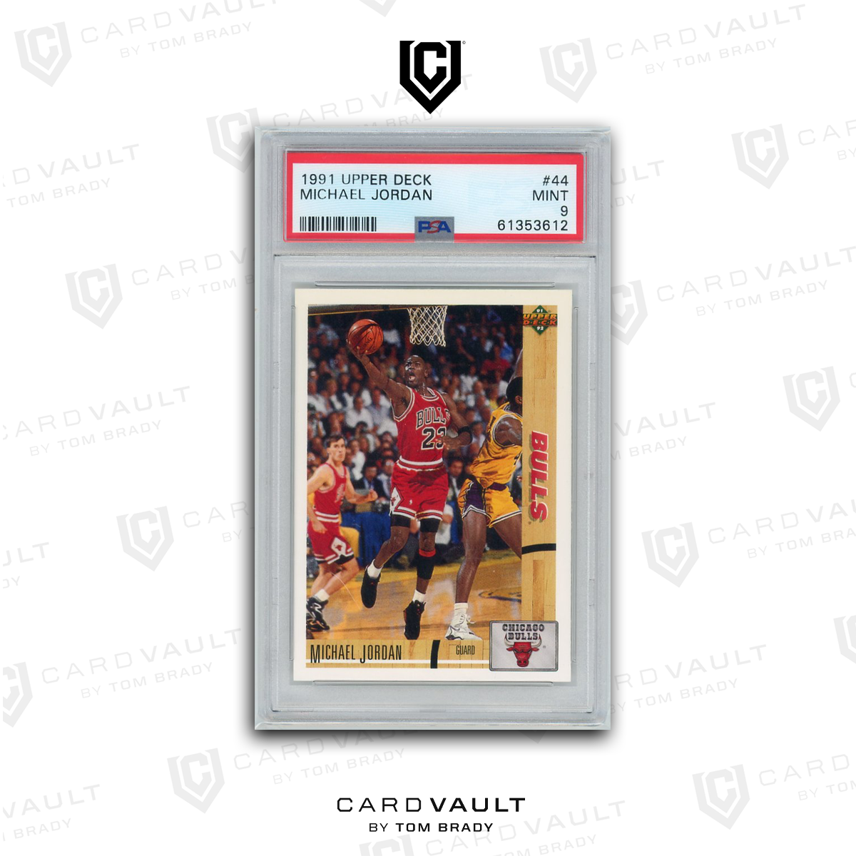 1991 UPPER DECK 44 MICHAEL JORDAN PSA 9 3 8-17