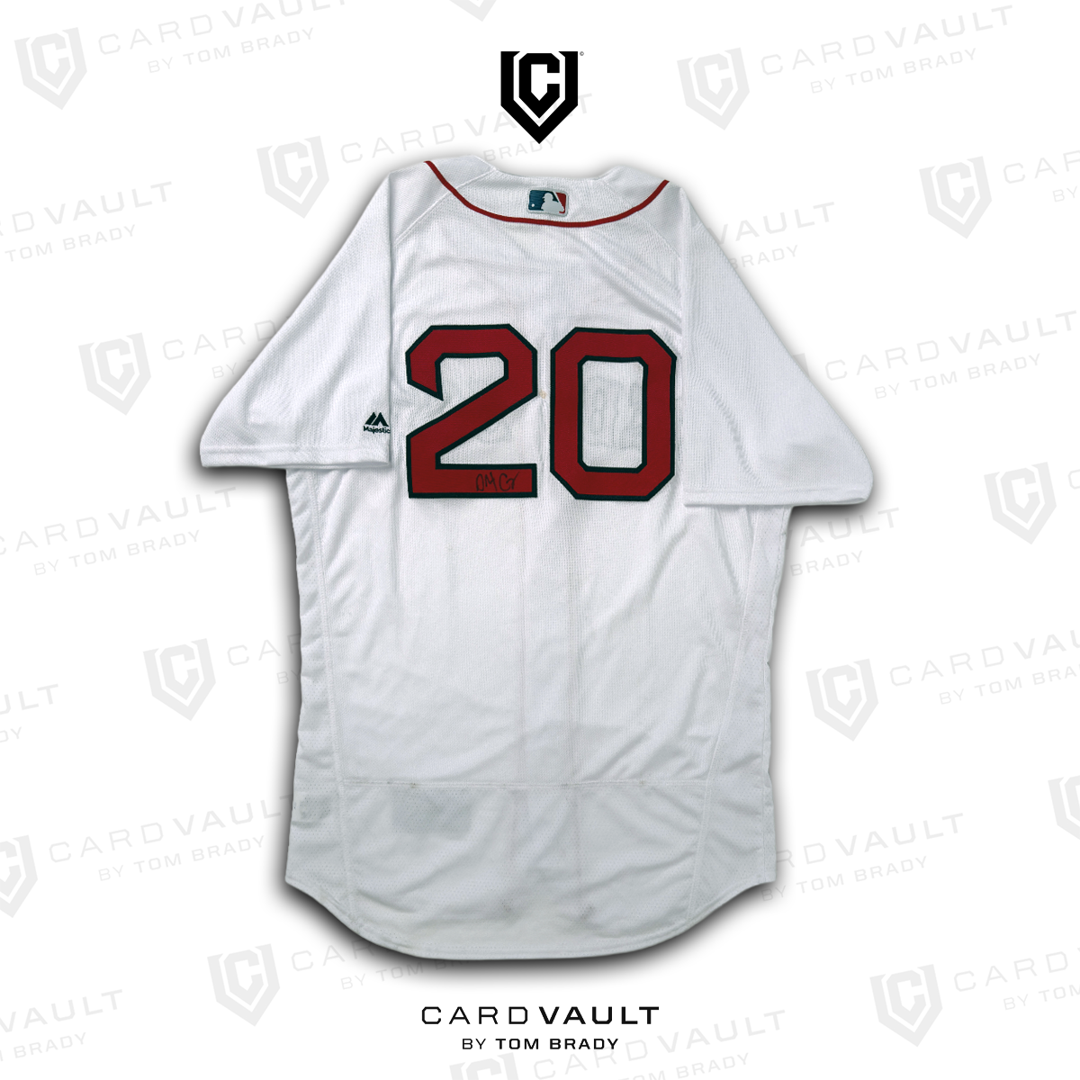 Alex Cora Signed Majestic Red Sox Jersey