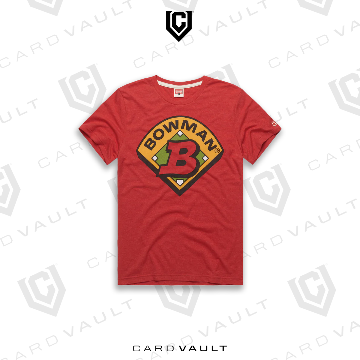 Homage x Bowman Baseball Logo Red Tee