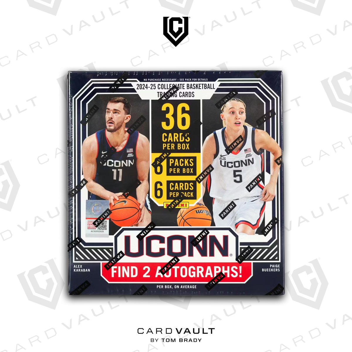 2024/25 Panini UConn Collegiate Basketball Hobby Box
