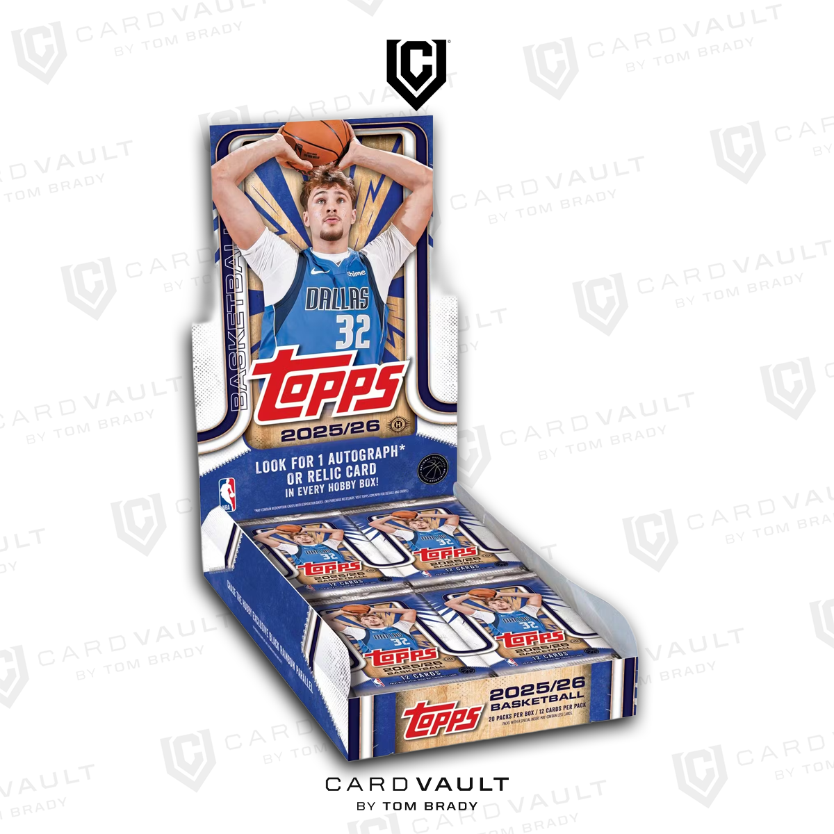 2025/26 Topps Flagship Basketball Hobby Box – CardVault by Tom Brady