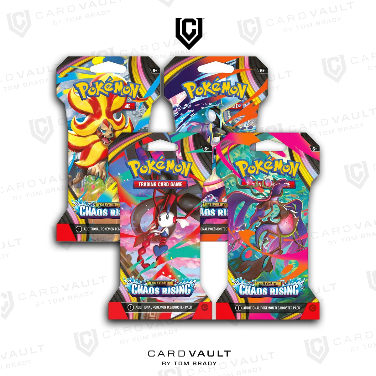 2020 pokemon card packs Pokmon210-82678 Pokemon-Spring Galar Partners Tin-Set of 3 (Rillaboom, Cinderace & Inteleon) along with an oversize lenticular card with dynamic artwork and four booster packs from the special Mega Evolution Pokmon Cards CardVault by