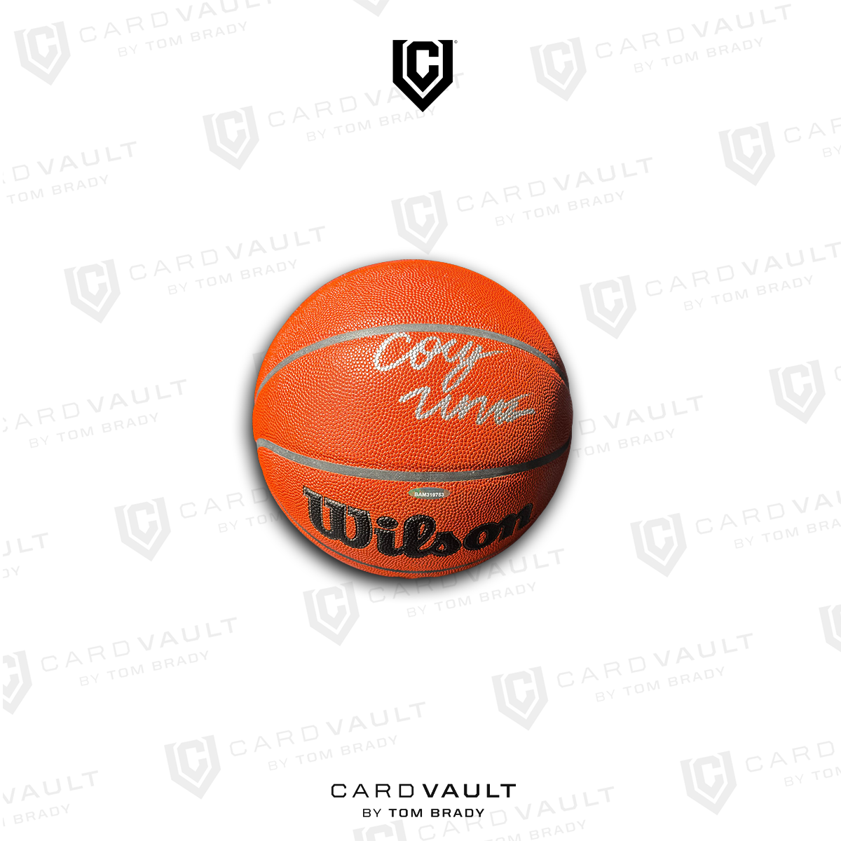 Coby White Signed Wilson Basketball