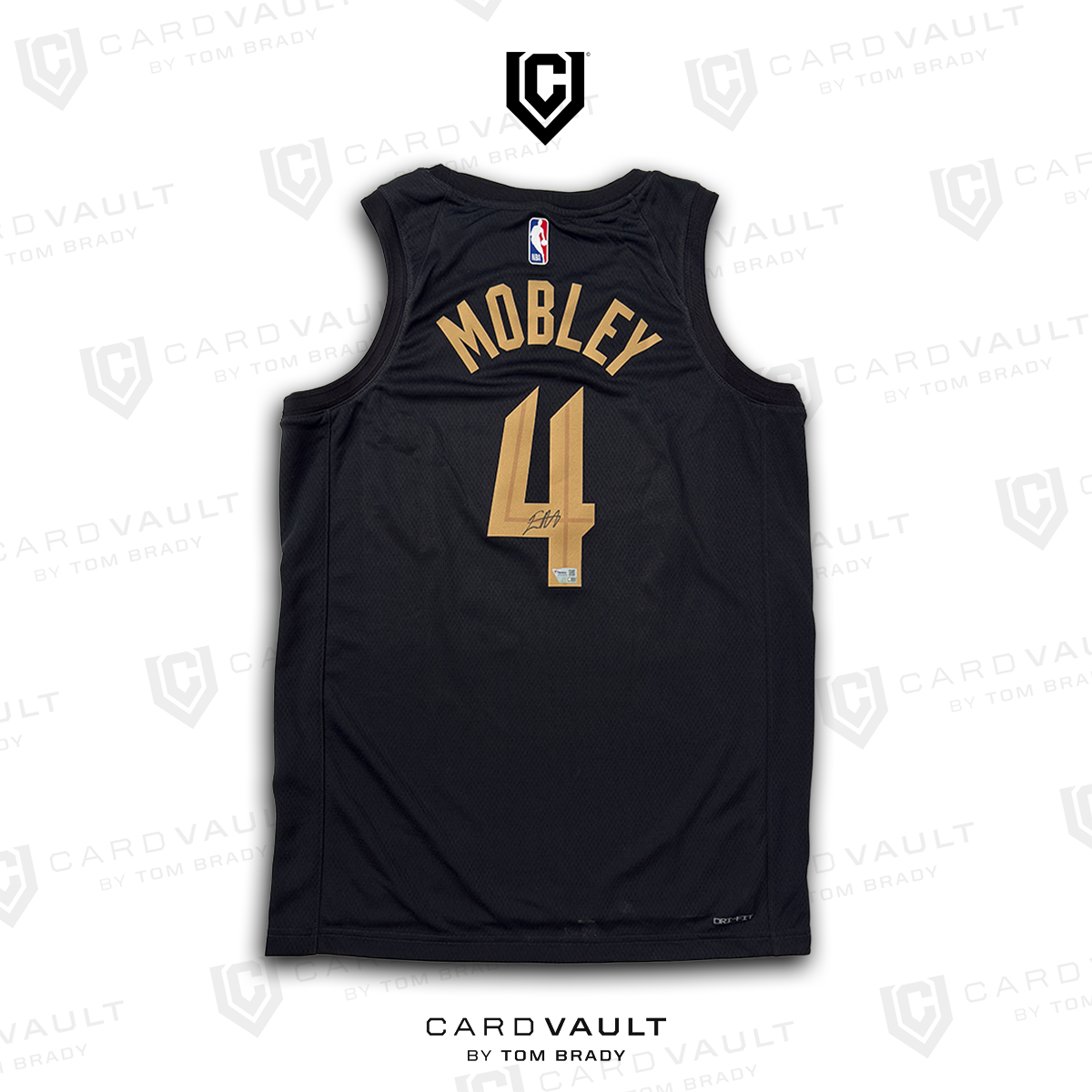 Evan Mobley Signed Black Cavaliers Jersey (Fanatics COA)