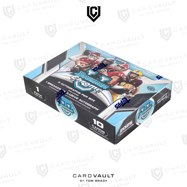 2025 Bowman University Chrome Football Breaker Delight Box
