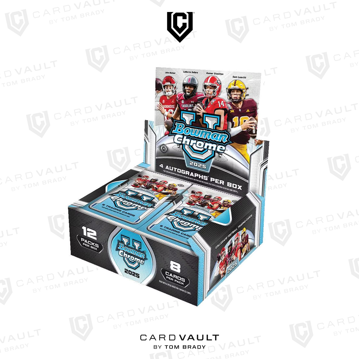 2025 Bowman University Chrome Football Jumbo Box