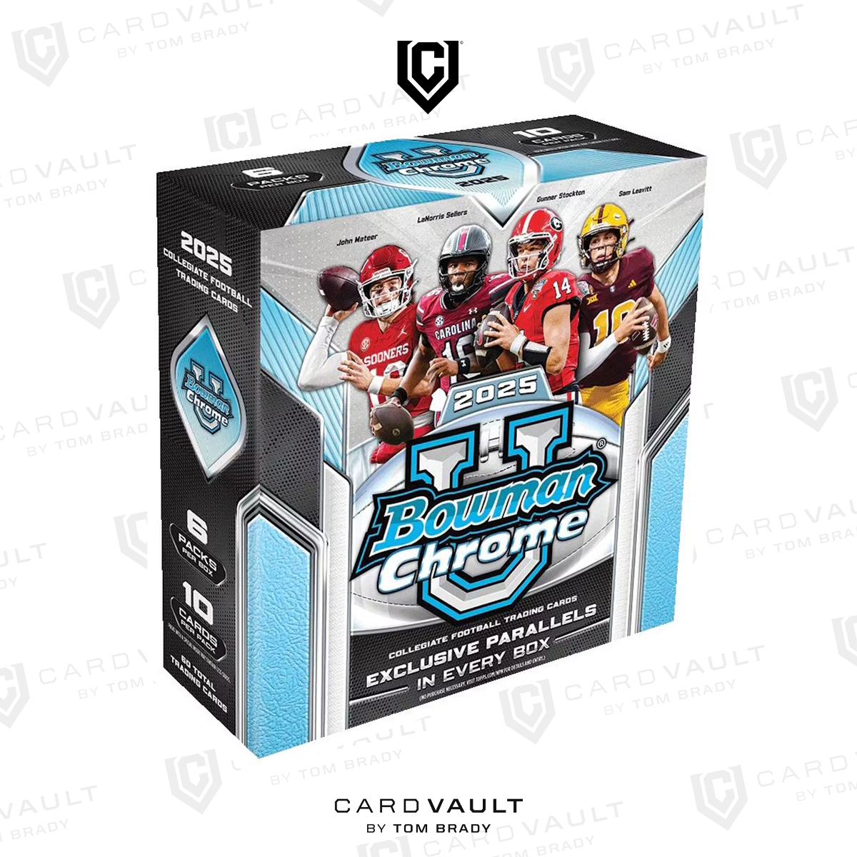 2025 Bowman Chrome University Football Mega Box