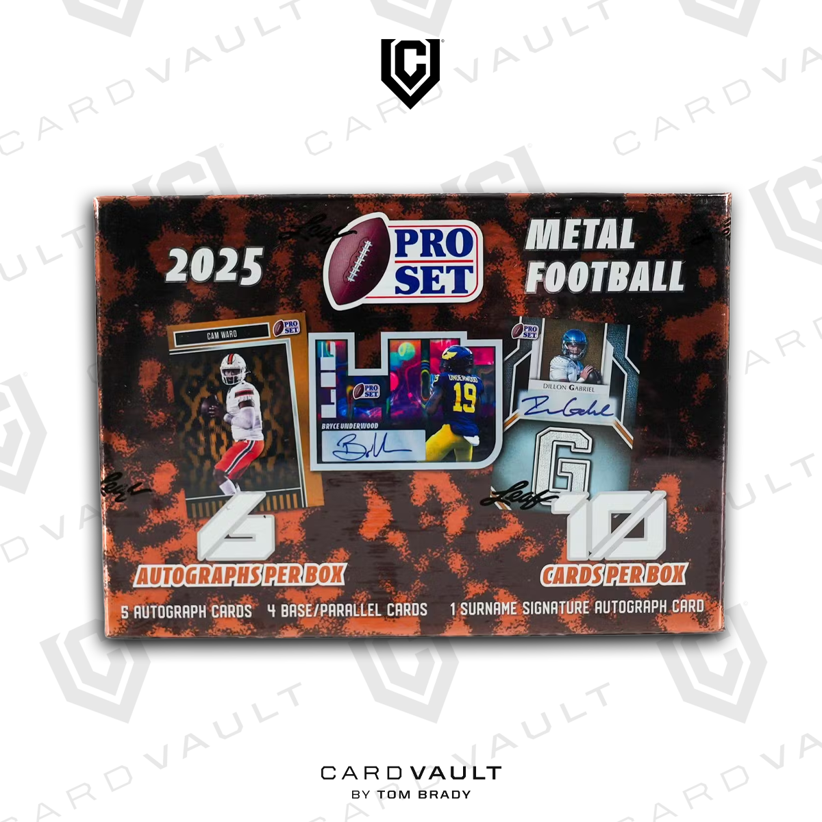 2025 Leaf Pro Set Metal Football Hobby Box