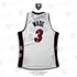 NBA HOF Swingman Dwyane Wade White Signed Jersey (Fanatics COA)