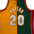 Gary Payton NBA Split Swingman "Glove" Inscribed Jersey (Fanatics COA)