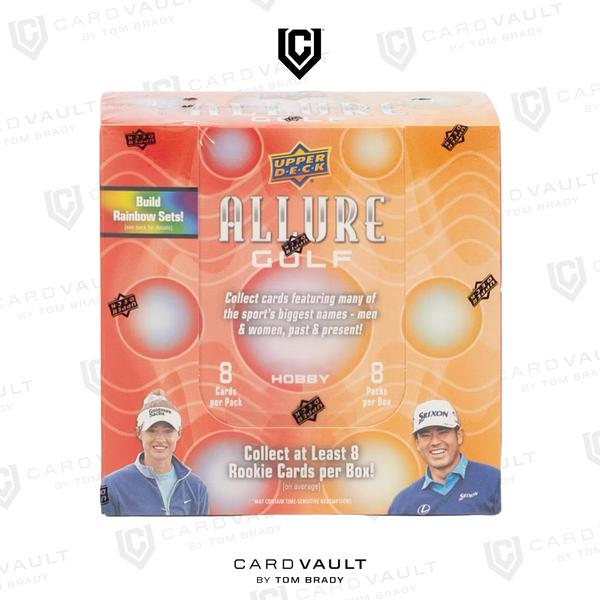2026 Upper Deck Allure Golf Hobby Box – CardVault by Tom Brady