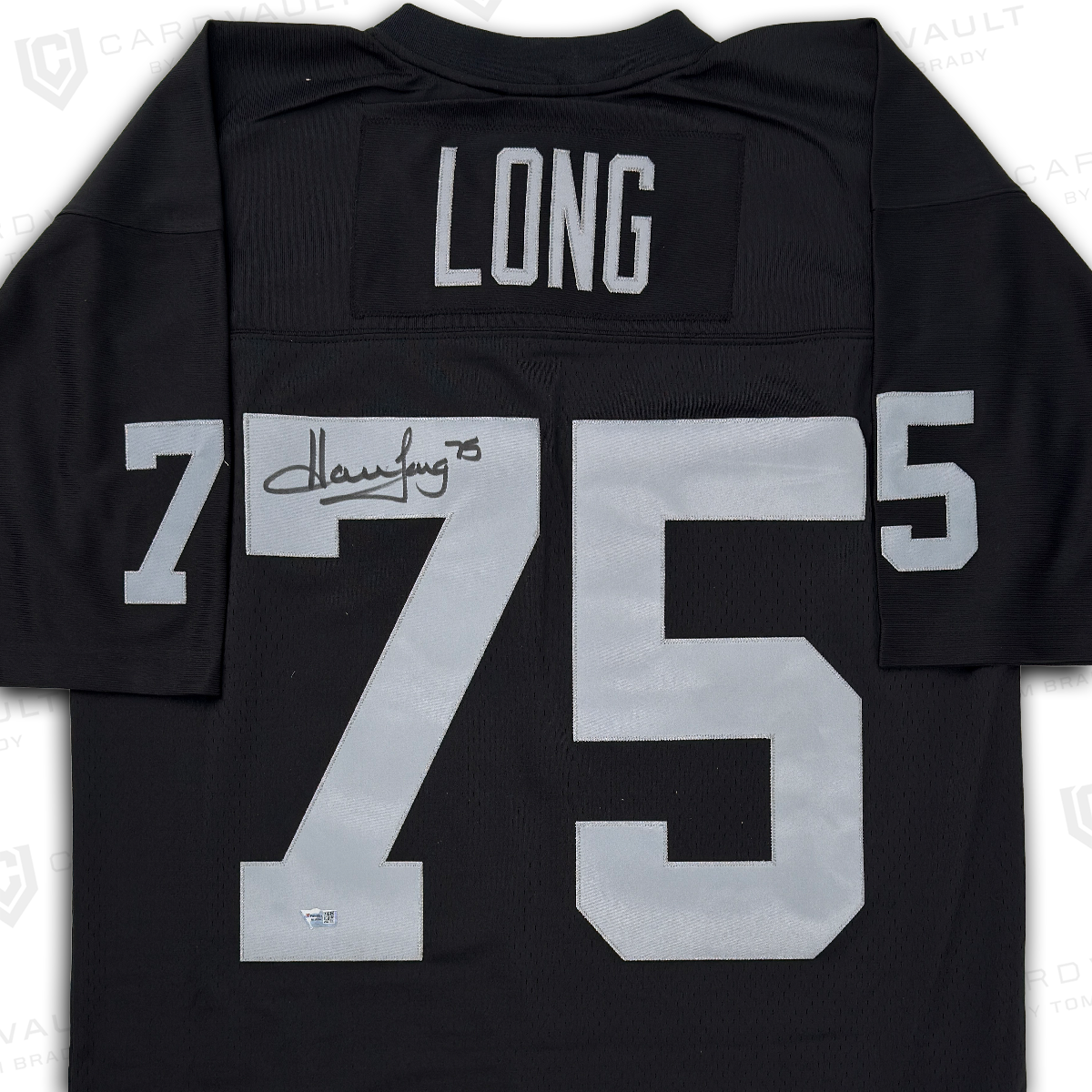 Howie Long Mitchell & Ness Autographed Black Jersey (Fanatics COA)