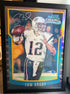 Art by MR - Tom Brady Autographed Bowman Refractor Painting (Rookie Card #236)
