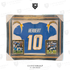 Justin Herbert Los Angeles Chargers Autographed Fanatics Authentic Deluxe Framed Powder Blue Nike Elite Jersey