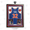 Karl-Anthony Towns Knicks Autographed Fanatics Authentic Nike Blue Icon Edition Swingman Deluxe Framed Jersey NY Forever Inscription
