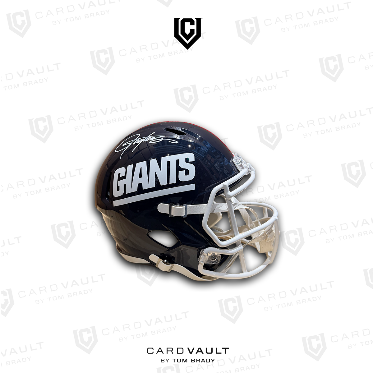 Lawrence Taylor New York Giants Autographed Replica Helmet Beckett COA