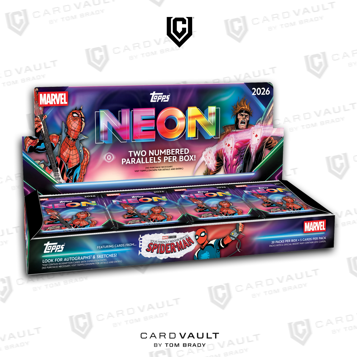 2026 Topps Marvel Neon Hobby Box