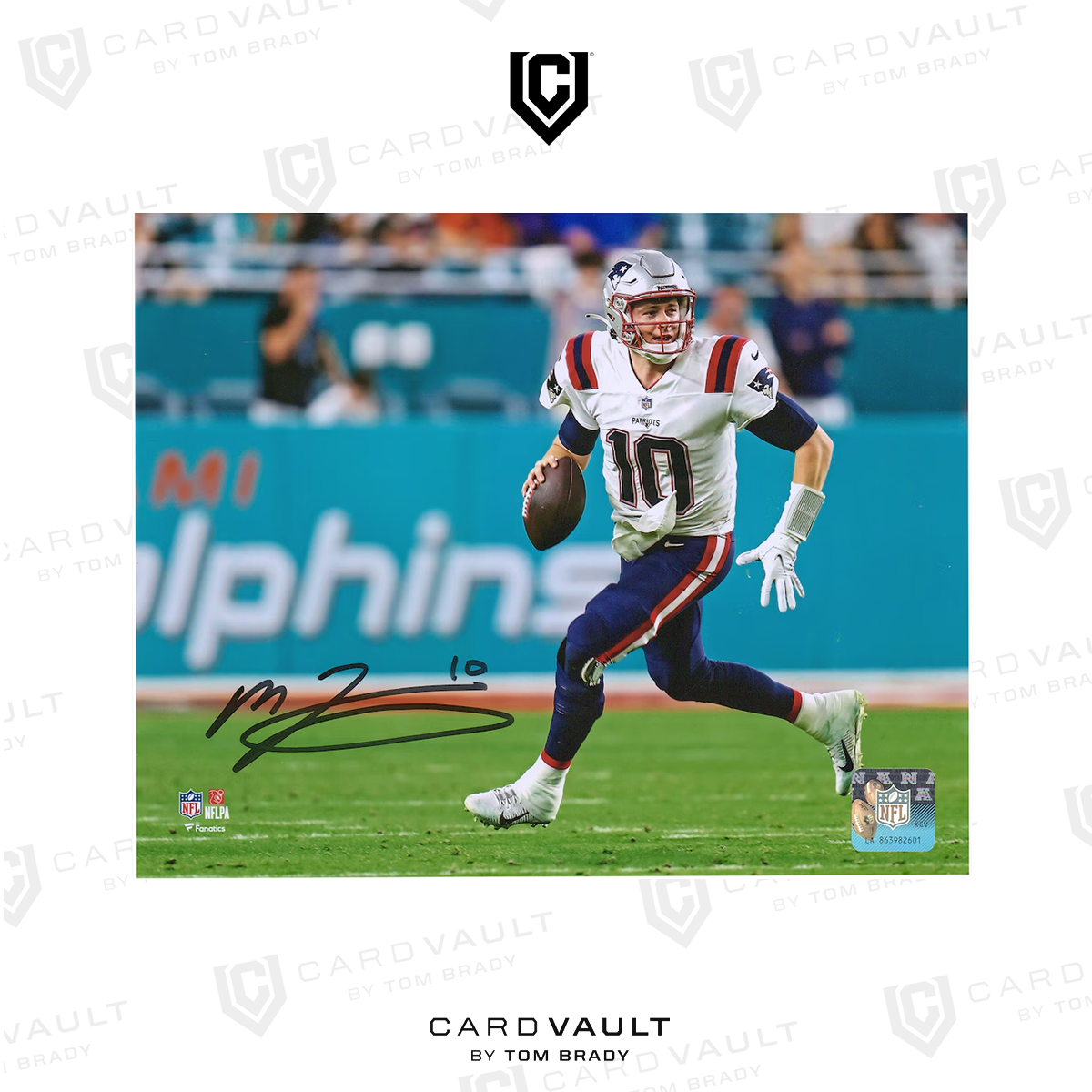 Mac Jones New England Patriots Autographed 16