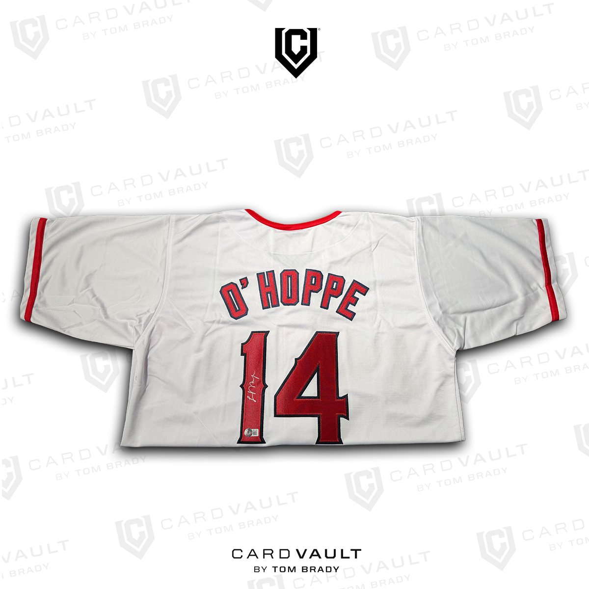 Logan O'Hoppe The Real Autographed White Jersey