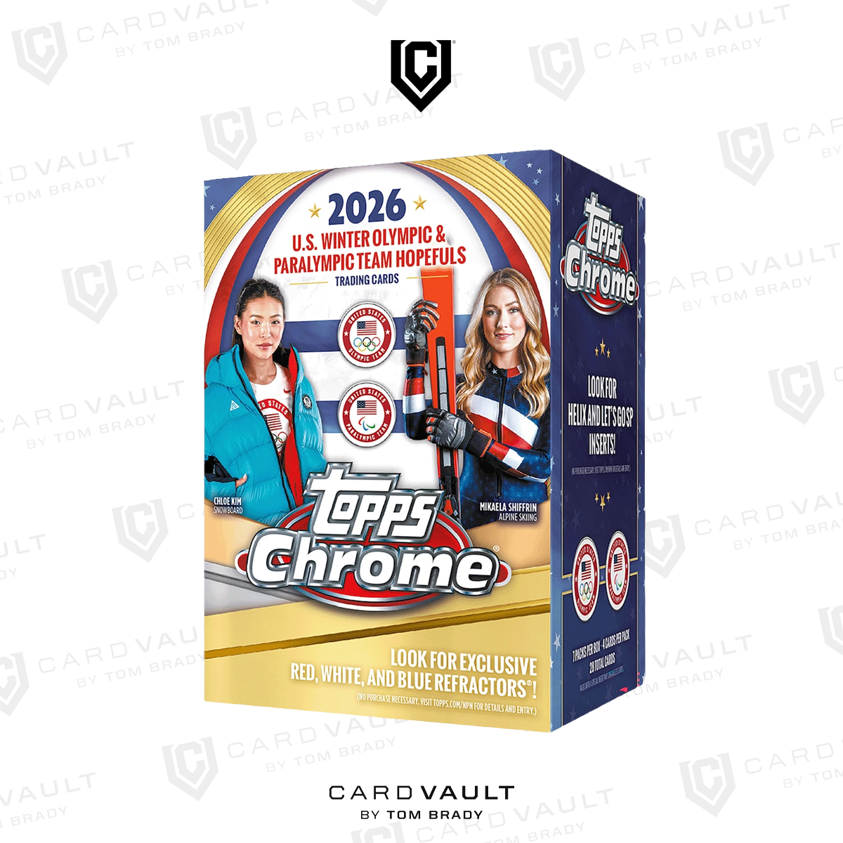 2026 Topps Chrome US Olympic & Paralympic Hopefuls Blaster Box