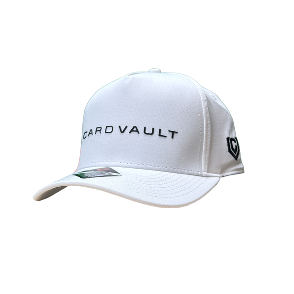 Pukka CVTB Wordmark Logo White Hat – CardVault by Tom Brady