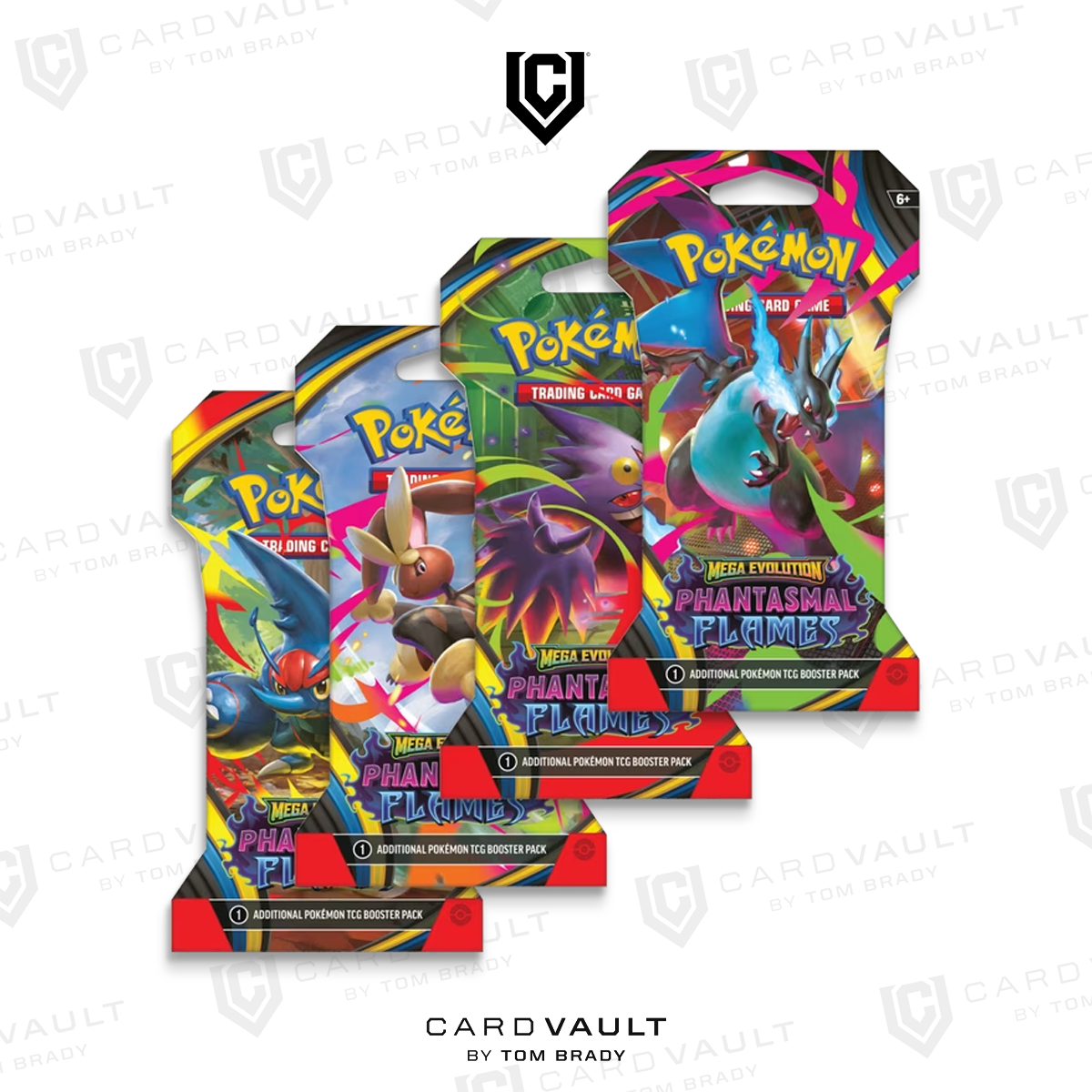 Pokemon: Mega Evolution ME02 Phantasmal Flames Sleeved Booster