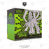 Three-quarter view of a Pokémon Mega Evolution Perfect Order Elite Trainer Box showcasing green artwork on a white background