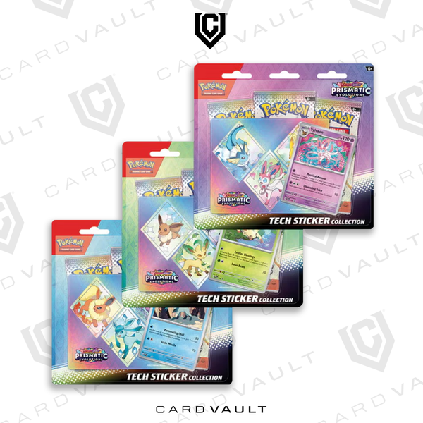 pokemon black and white dragons exalted card list Pokemon Prismatic Evolutions Scarlet & Violet Tech Sticker Collection