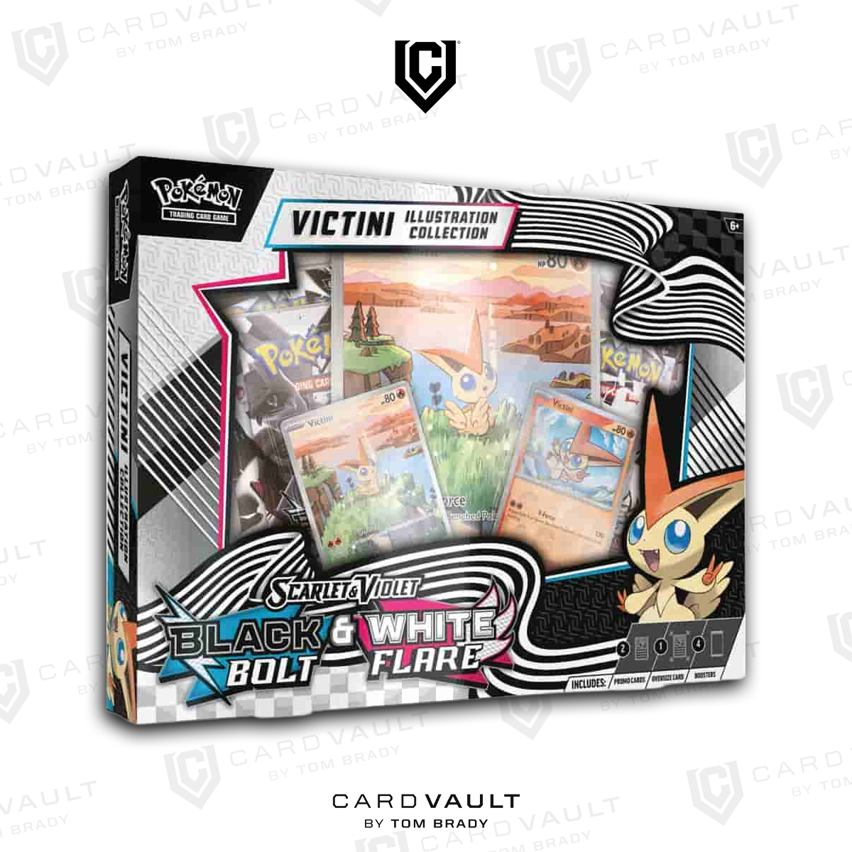 Pokemon SV10.5 Black Bolt and White Flare Unova Illustration Collection