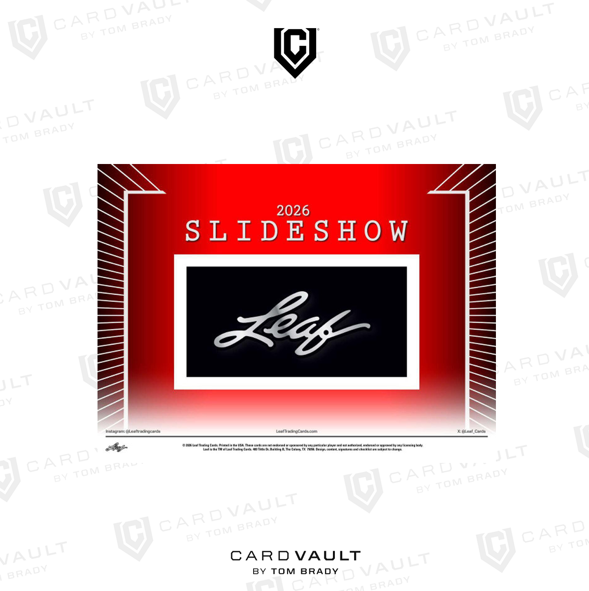 2026 Leaf Slide Show Hobby Box