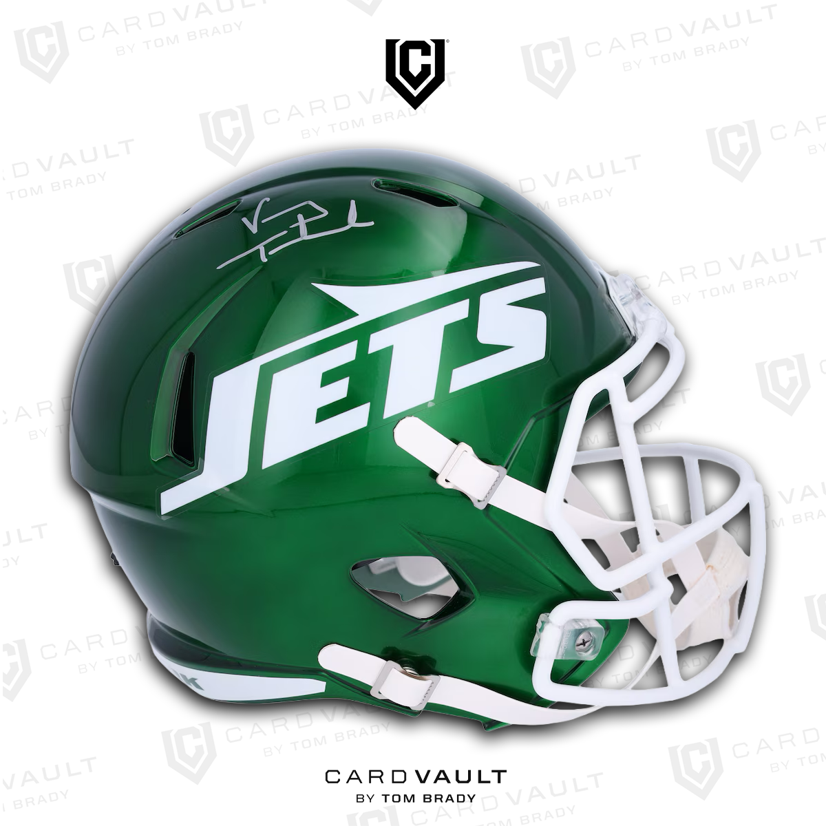Vinny Testaverde New York Jets Fanatics Authentic Autographed Riddell Speed Replica Helmet