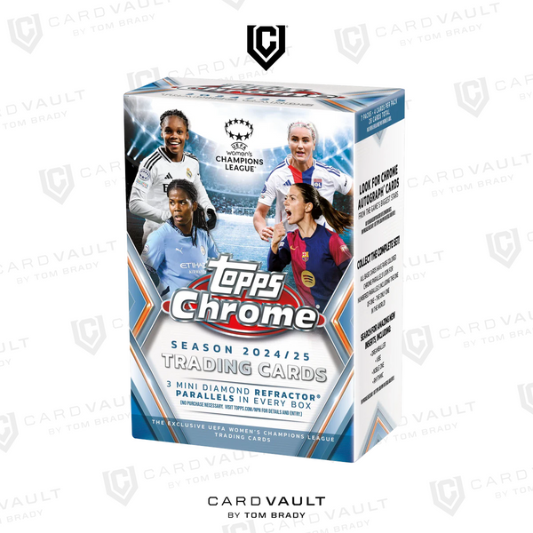2024/25 Topps Chrome UEFA Women's Champions League Blaster Box